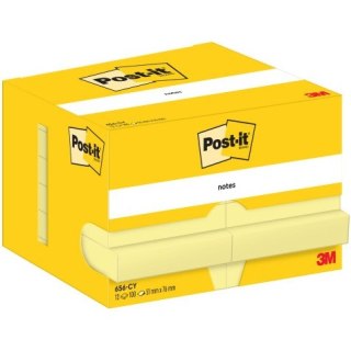 Karteczki Post-it 51x76mm 656szt żółte (12x100)