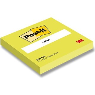 Karteczki Post-it 76x76mm (654-NG) jaskrawozielone 100szt