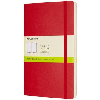 Notatnik Moleskine Classic L (13x21cm) gładki czerwony