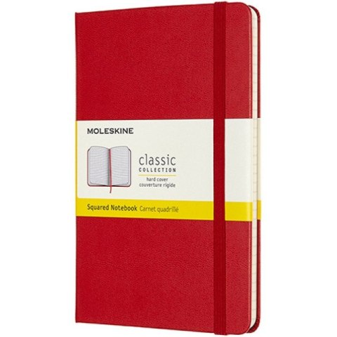 Notatnik Moleskine Classic M (11.5x18cm) kratka czerwony