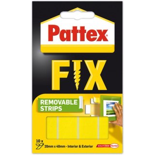 Paski montażowe Pattex Fix 20x40mm usuwalne (10)