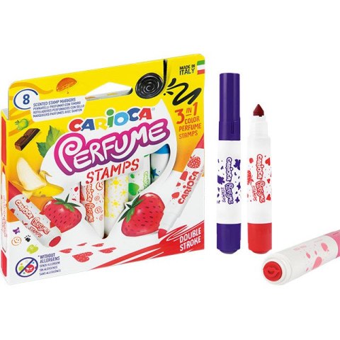Pisaki zapachowe Carioca Perfume Stamps 8 kolorów