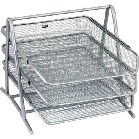 Półki na dokumenty Grand GR-069S metalowe srebrne