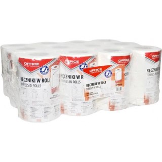 Ręczniki w rolce Office Products 50m 2w celuloza białe (12)