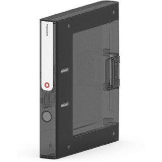 Segregator Moxom NewBinder A4/50mm transparentny czarny