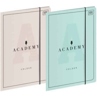 Teczka kartonowa z gumką Interdruk Academy Pastel A4+