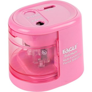 Temperówka na baterie Eagle EG-5161USB 2 otwory różowa