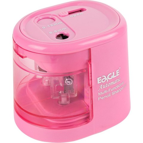 Temperówka na baterie Eagle EG-5161USB 2 otwory różowa