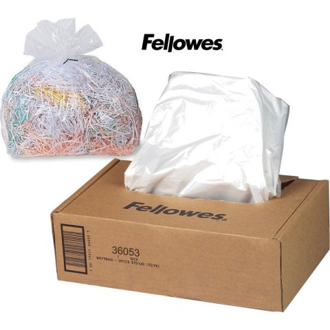 Worki do niszczarki Fellowes 34L 100szt