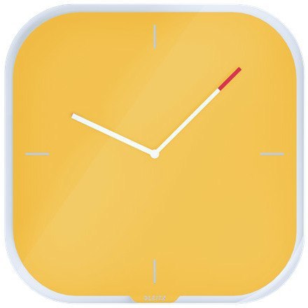 ZEGAR ŚCIENNY LEITZ COSY ŻÓŁTY