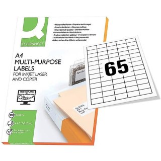 Etykiety Q-Connect A4 38x21.2mm białe 100szt