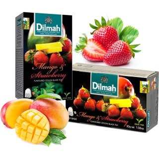 Herbata Dilmah Mango i truskawki 20szt