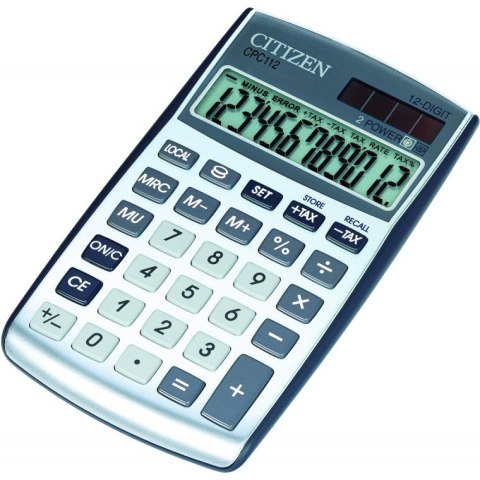 Kalkulator Citizen CPC112 srebrny