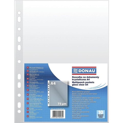 Koszulki Donau A4/75µm krystaliczne 10szt