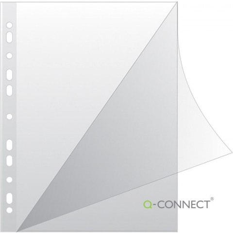 Koszulki Q-Connect A4/100µm Typ L krystaliczne 100szt