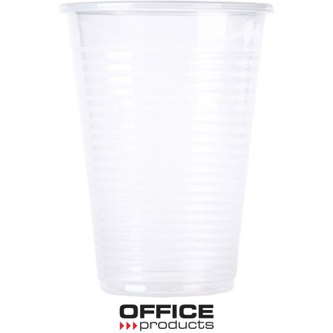 Kubek plastikowy Office Products 200ml termiczny transparentny 100szt