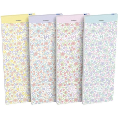 Lista zakupowa Oxford Floral 74x210mm/80k linia mix kolorów