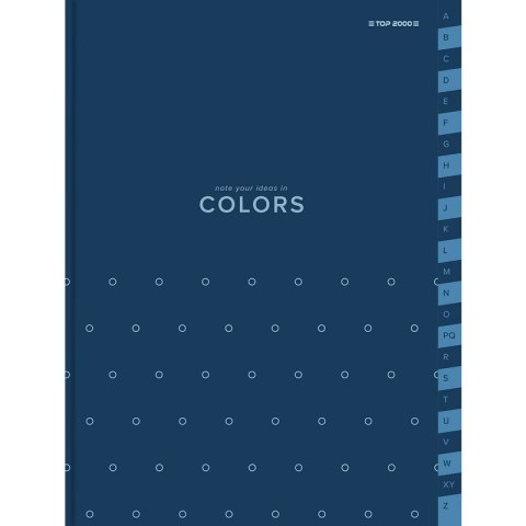 Skorowidz Top 2000 Colors A5/96k kratka niebieski