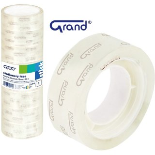 Taśma biurowa Grand 18mm/20m transparentna 8szt