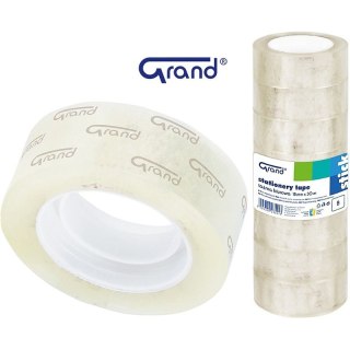 Taśma biurowa Grand 18mm/30m transparentna 8szt