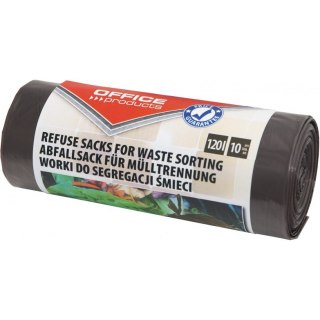 Worki na śmieci Office Products 120L LDPE brązowe (10)