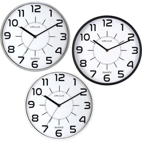 Zegar Unilux Pop 28.5cm szary