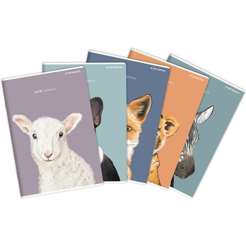 Zeszyt Top 2000 Sweet Animal A5/96k linia