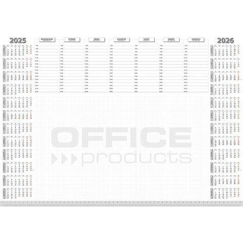Biuwar na biurko Office Products 594x420mm 2025/2026