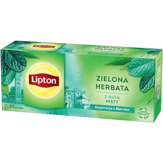 Herbata Lipton zielona z nutą mięty (20)