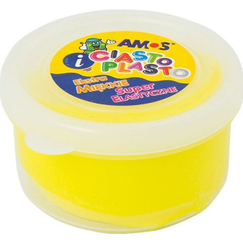 Masa plastyczna Amos Ciasto-Plasto 30g żółta
