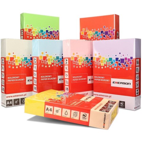 Papier Emerson A4/80g żółty 500szt