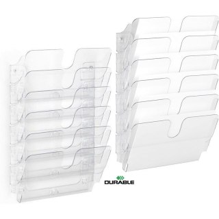 Pojemnik na dokumenty Durable FelxiPlus A4 przezroczysty 6szt