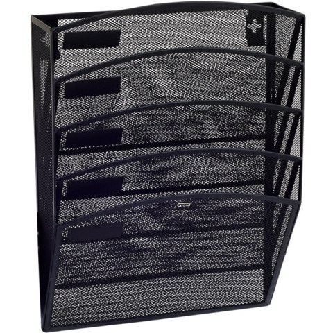 Pojemnik na dokumenty Grand GR-080 naścienny metalowy czarny