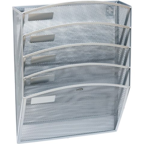 Pojemnik na dokumenty Grand GR-080 naścienny metalowy srebrny