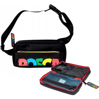 Saszetka z paskiem Uni POSCA czarna