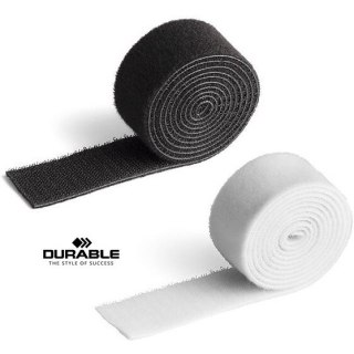 Taśma do kabli Durable Cavoline Grip 30mm/1m biała