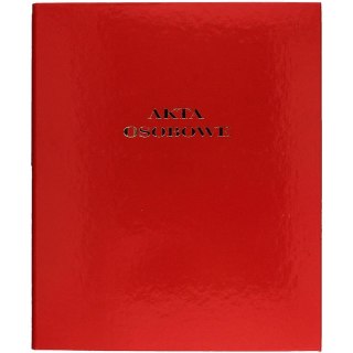 Teczka do akt osobowych Barbara A4/32mm 2R czerwona