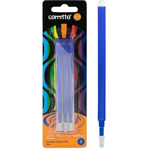 Wkłady wymazywalne Corretto GR 1609 niebieske 3szt