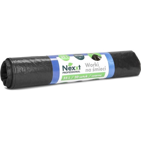 Worki na śmieci Nexxt 35L LDPE czarne 20szt