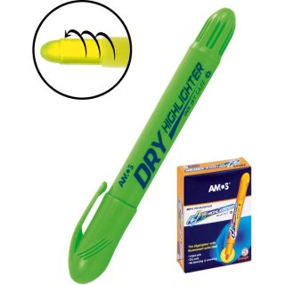 Zakreślacz w sztyfcie Amos Dry zielony