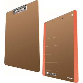 Deska z klipem Donau Life A4 pomarańczowa