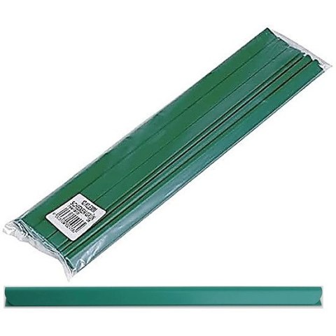 Grzbiety wsuwane Donau A4/6mm zielone 10szt