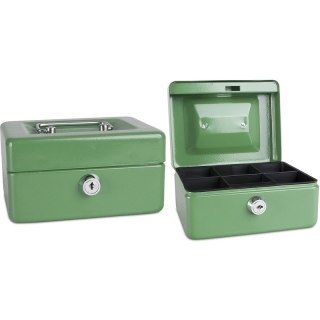 Kasetka na pieniądze Donau 152x80x115mm zielona