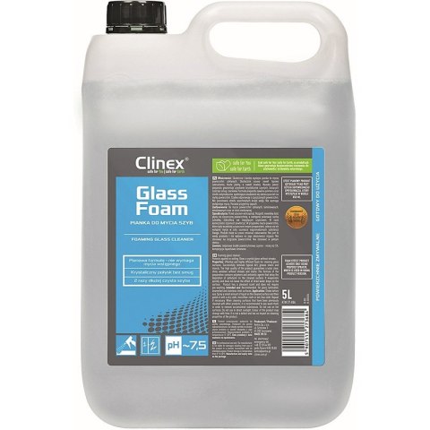 Pianka CLINEX Glass Foam 5L, do mycia szyb
