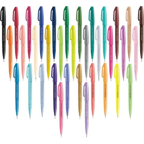 Pisak pędzelkowy Pentel Brush Sign Pen SES15C nieb