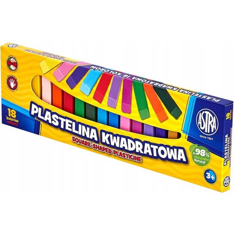 Plastelina Astra 18 kolorów
