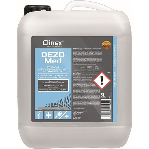 Preparat dezynfekujšco-myjšcy do powierzchni CLINEX, Dezomed, 5l