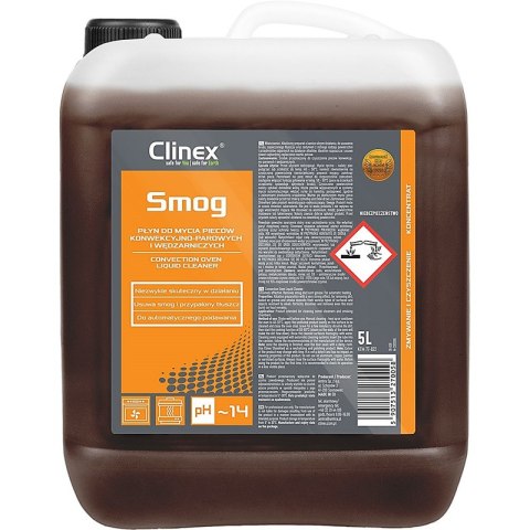 Preparat do zmywania i czyszczenia urzšdzeń CLINEX Smog, 5l