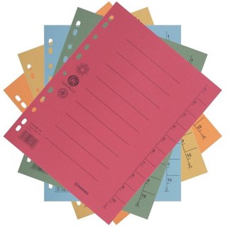 Przekładka DONAU, karton, A4, 235x300mm, 1-10, 1 k