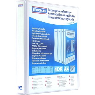 Segregator ofertowy Donau A4/25mm 4R biały